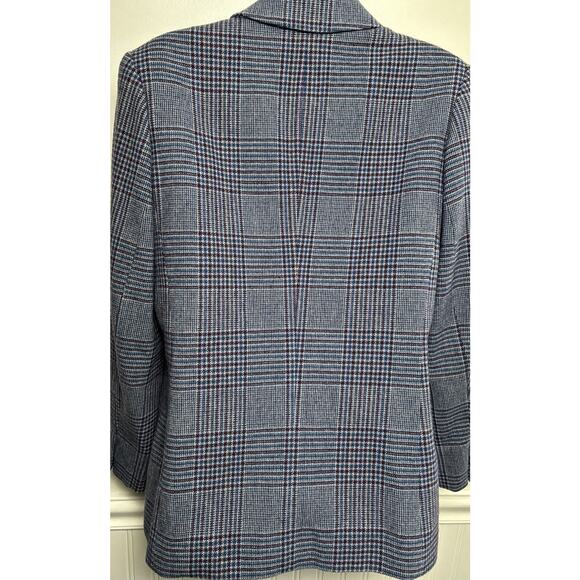 VTG Pendleton 100% Virgin Wool Blue Plaid 2-Piece Skirt Set Size 10 Mint Lined - Picture 2 of 16